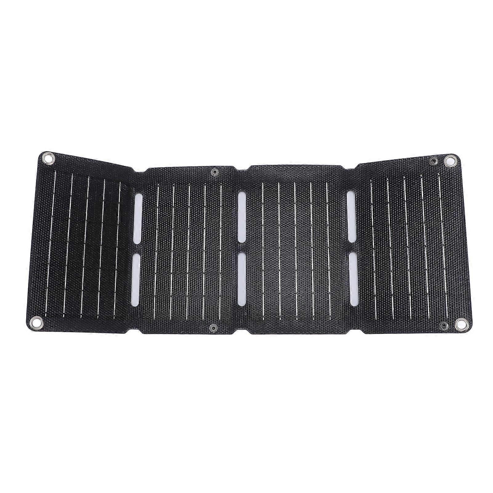 10W Portable Solar Panel Charger, Foldable ETFE Monocrystalline Fast Charging for Outdoor Camping