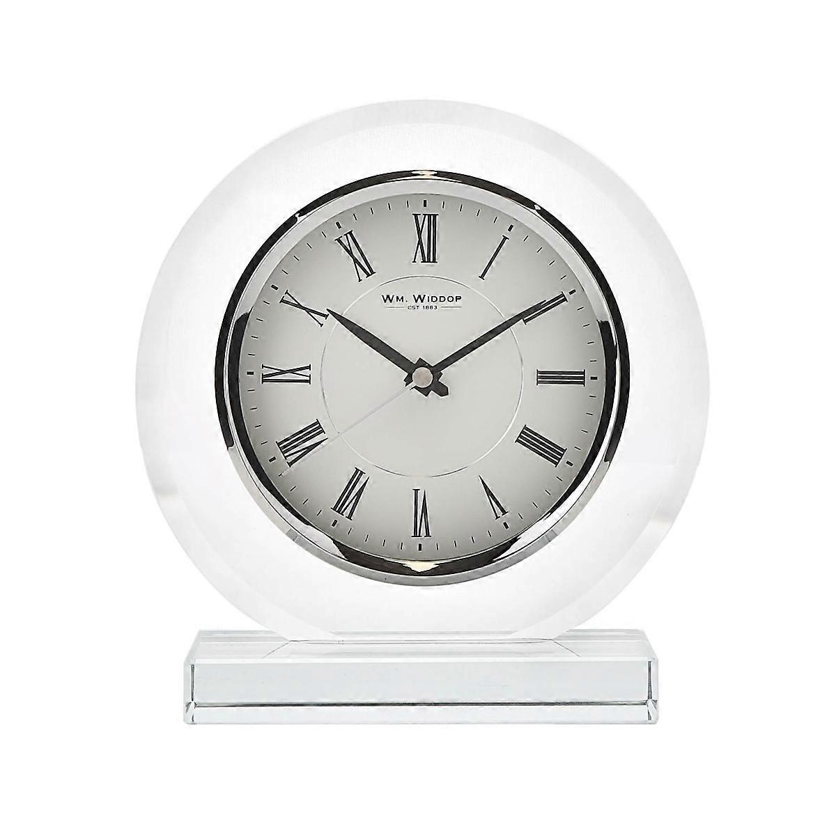 Widdop Round Glass Mantel Clock