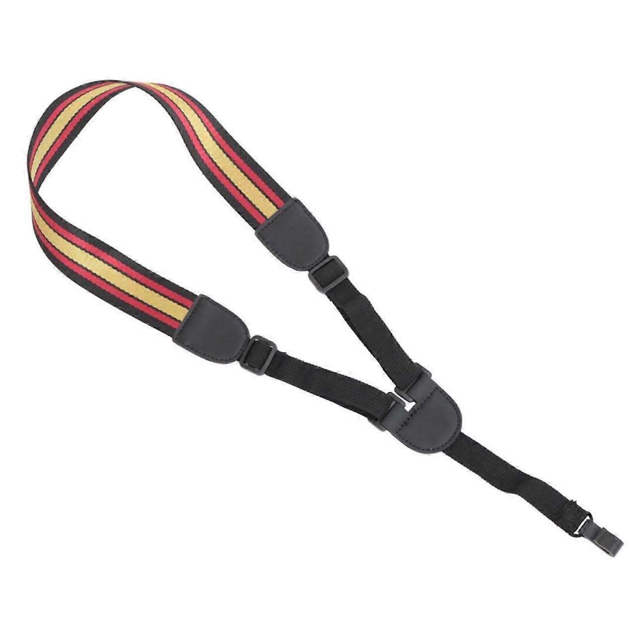 Adjustable Nylon Ukulele Strap No Drill Neck Design for Guitar Shoulder Support