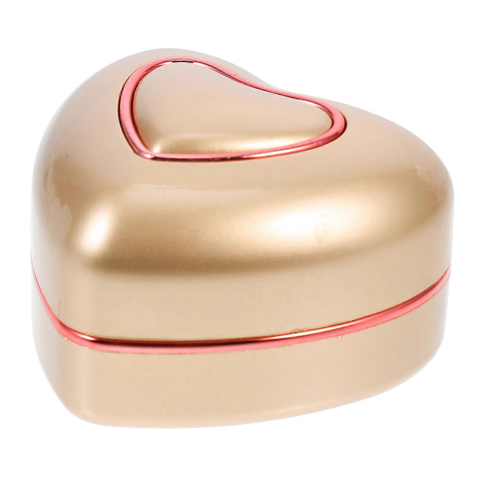 LED Light Ring Box Heart Shape for Jewelry Ring Display Storage