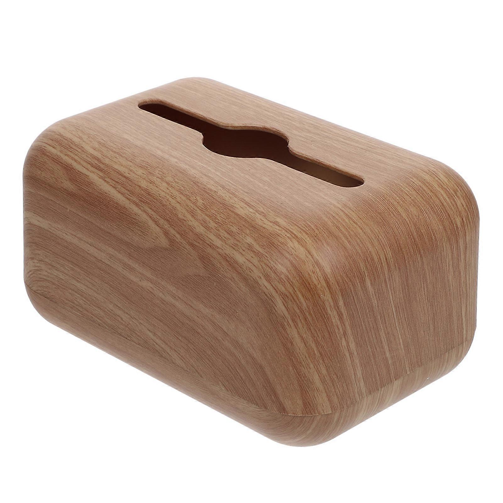 Creative Tissue Box for Storage Brown ABS Household Holder