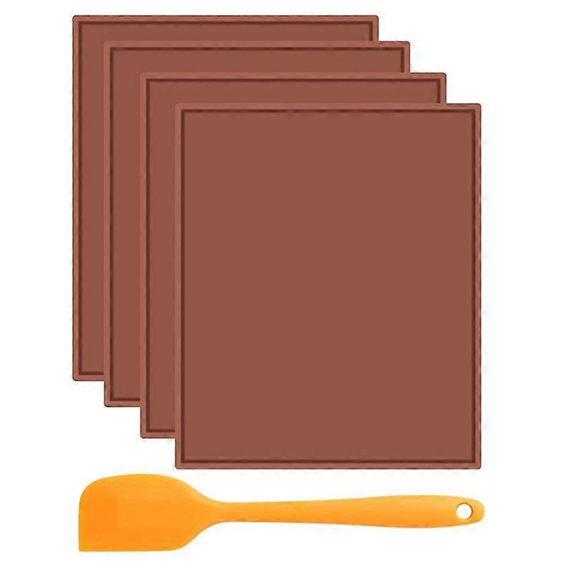 Silicone Dehydrator Sheets with Edge, Fruit Leather Trays