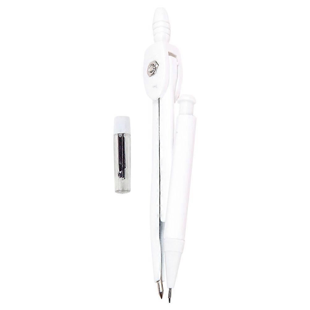 Portable Compasses For Leatherworking Craftsmen Circle Drawing Tool White With 1 Set