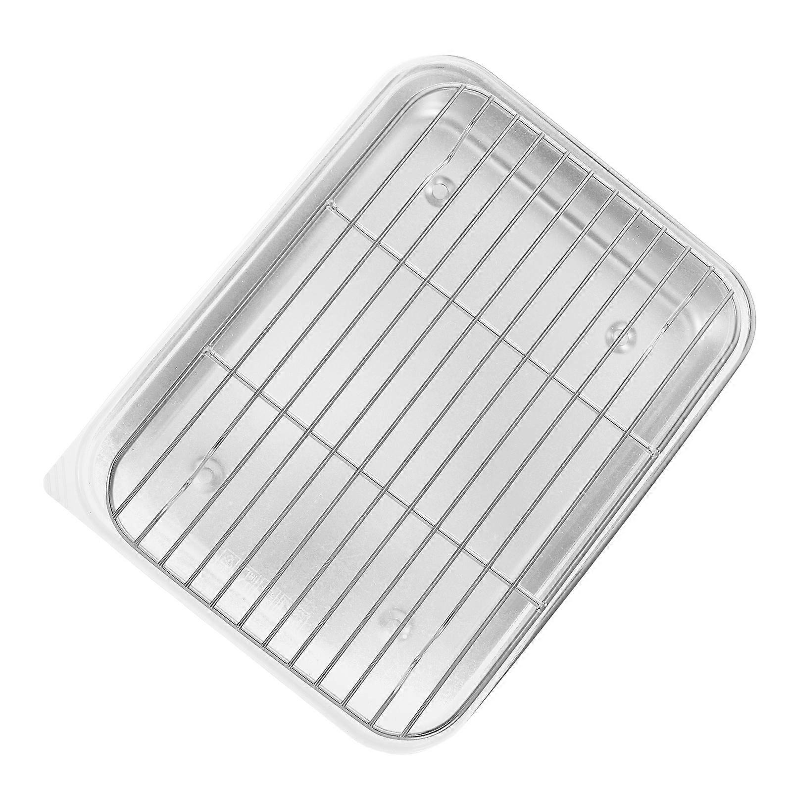 Silver Dumpling Box Food Storage Container for Refrigerator Use 1Set