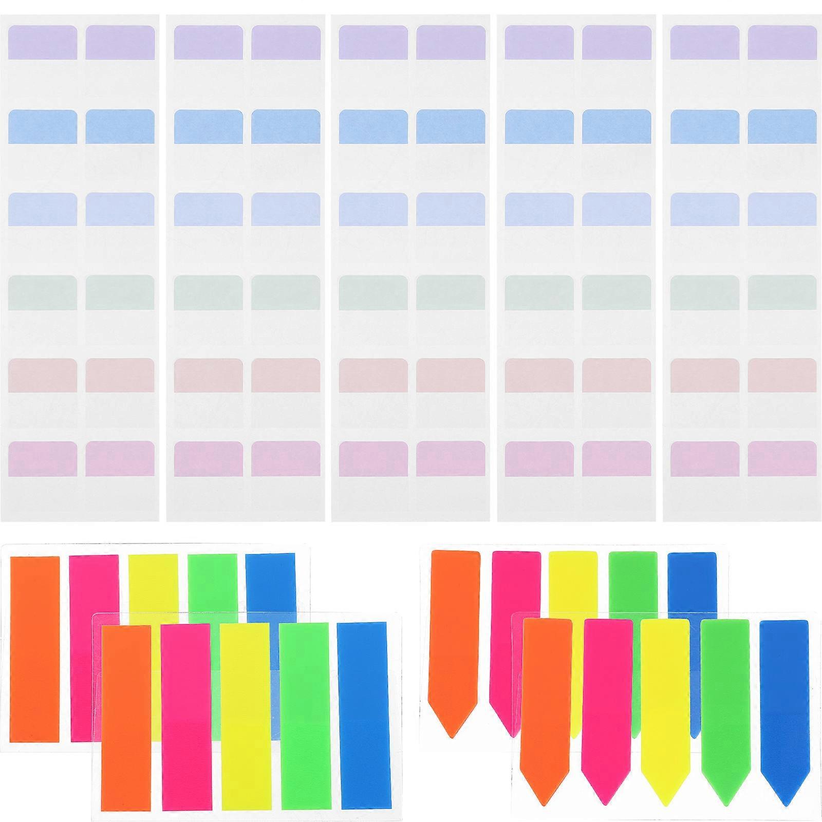 Notes Stickers Page Markers for Note Writing 640Pcs Writable Index Tabs