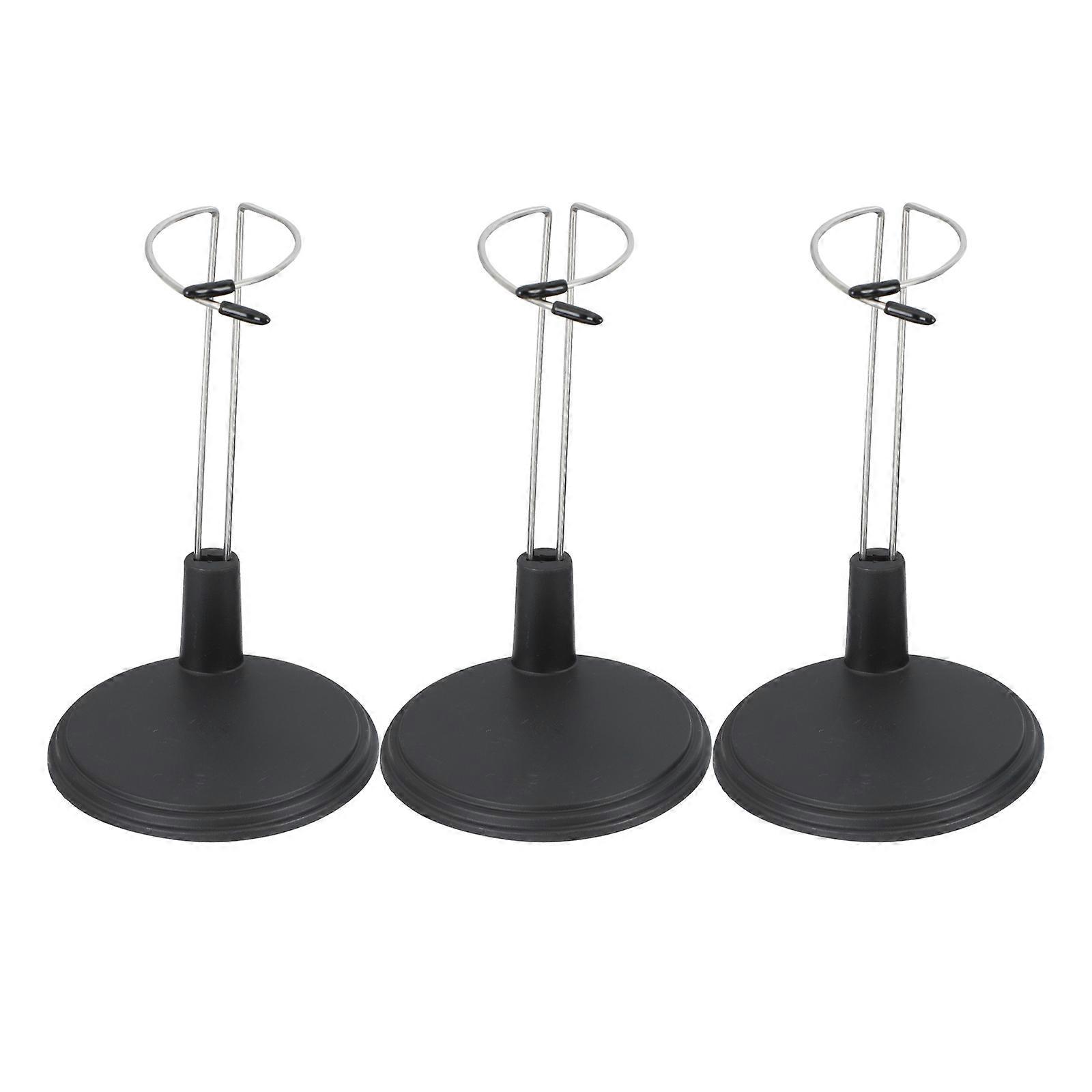 Figures Support PVC Doll Stand for Display 3Pcs Doll Supporting Rack