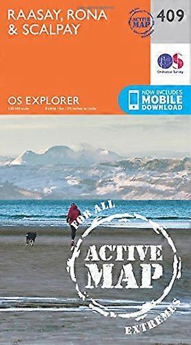 OS Explorer Map Active (409) Raasay, Rona and Scalpay (OS Explorer Active Map)