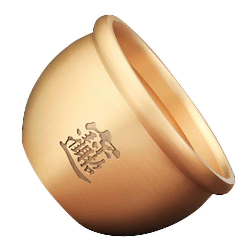 Creative Cornucopia Copper Ashtray Golden Ashtray for Storage Use 1Pcs