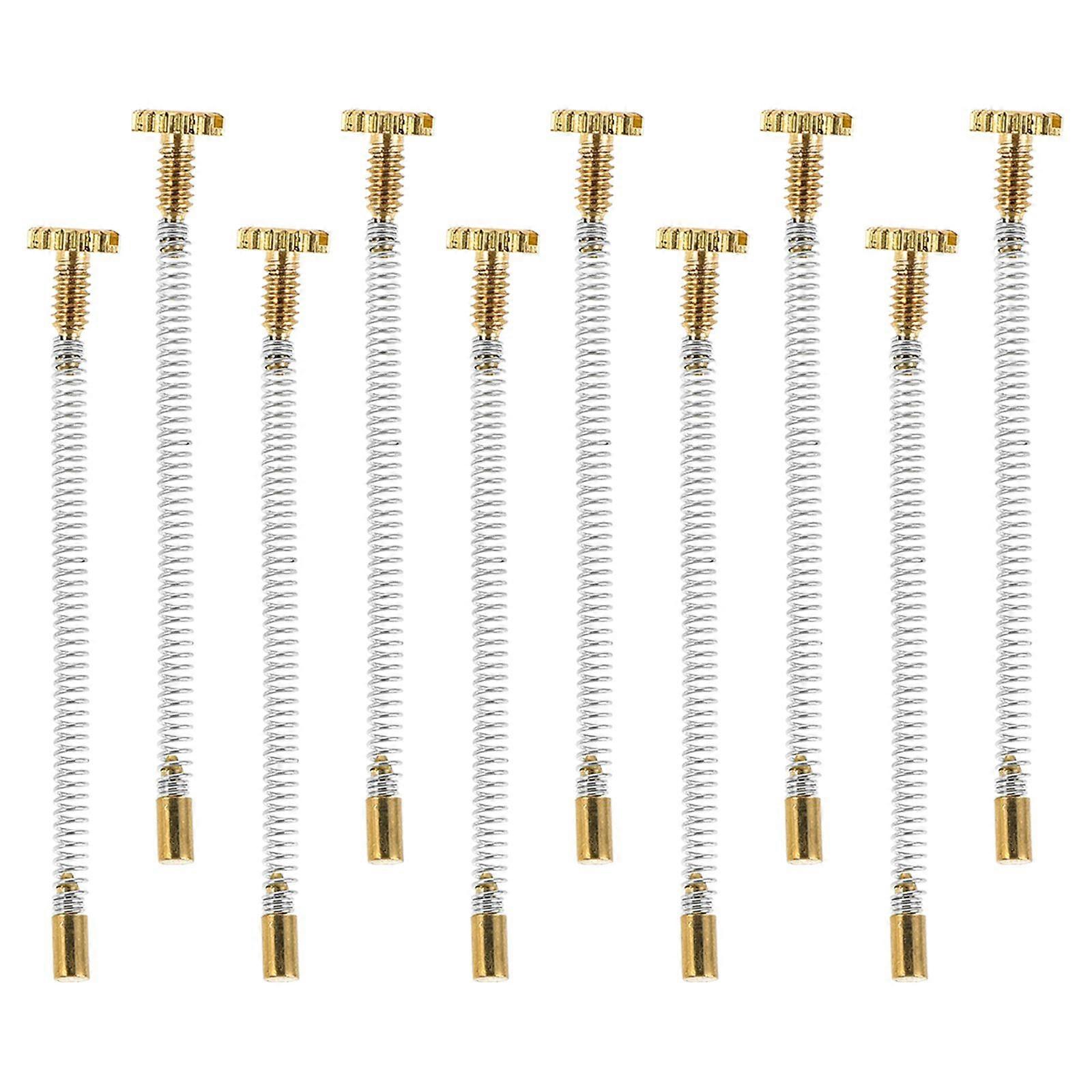 10pcs Lighter Flints Screw Spring Replacement - Kerosene Flip Lighters Flints Screw Spring And Base Plate Diy Accessories Compatible For ZORRO