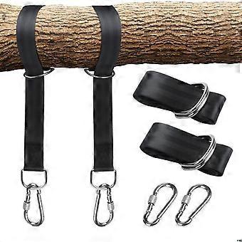 Tree Swing Straps Kit, with Two Stainless Steel Carabiners, Suitable for Tire Hanger, Porch Hanger, Outdoor Swing and Baby Swing 56Twenty