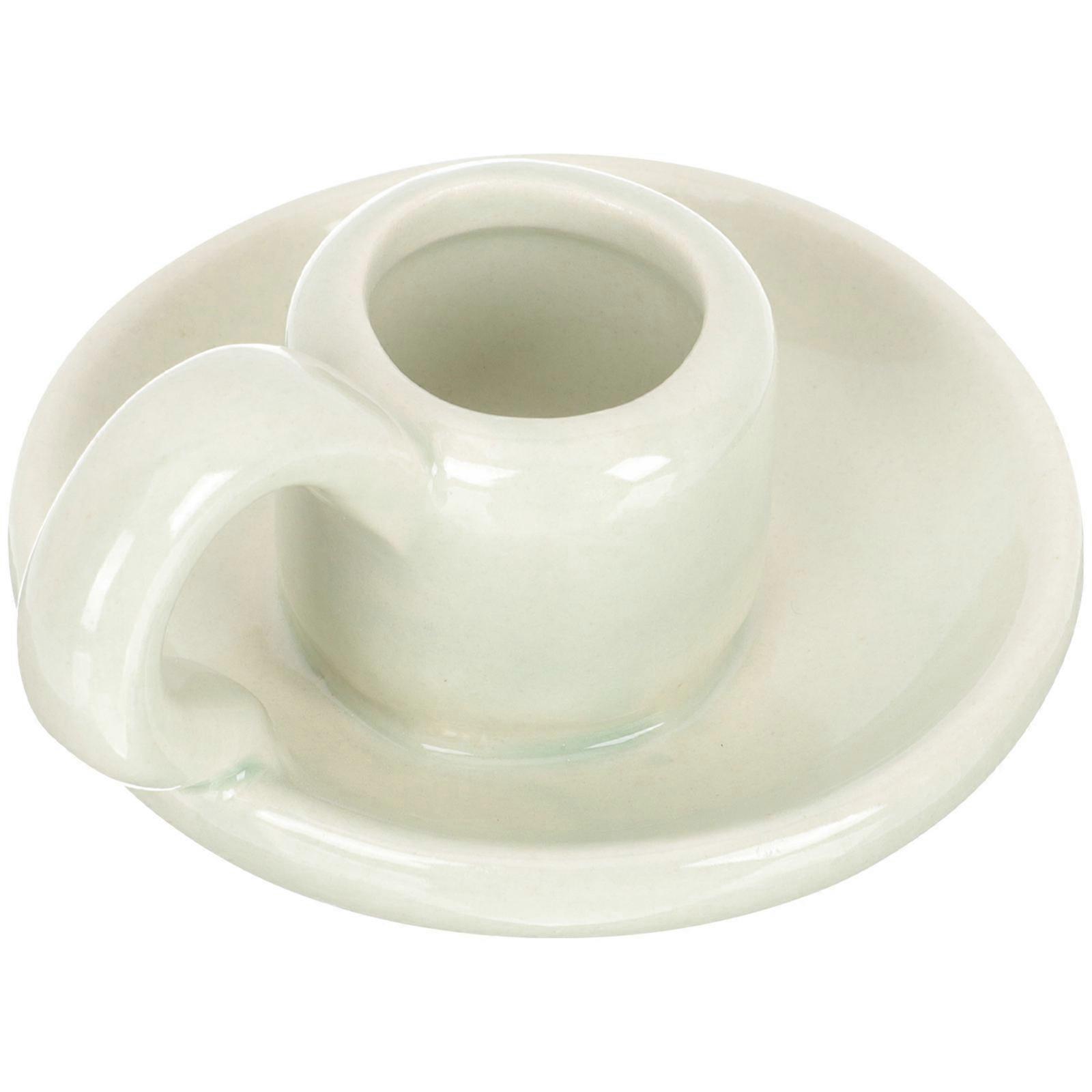 Decorative Candle Holder Ceramic Mug Shaped Candlestick 5Pcs Set