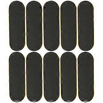 Nastro adesivo antiscivolo per fingerboard, 10 pezzi in schiuma, non nero