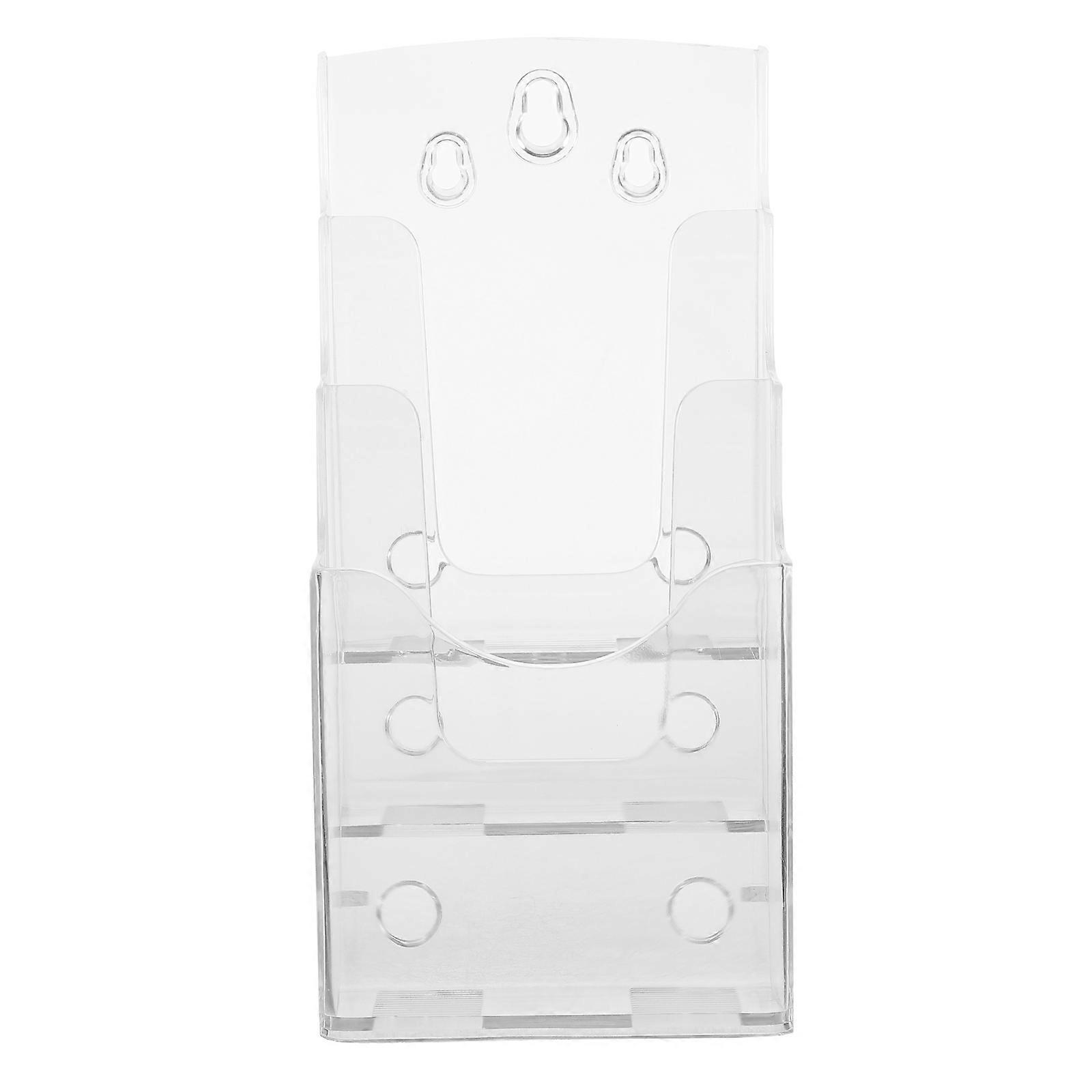Acrylic Transparent Rack Office File Holder Storage