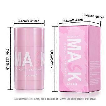 Brightening & Pore Cleansing Clay Mask with Niacinamide, Oil Control & Hydrating Formula for Dull Skin, Easy-Use Cleansing Mask Stick, 40g