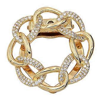 Sjaal Ring Gesp Zijden Sjaal Sluiting Clip Kleding Wrap Houder Kleding Decoratie