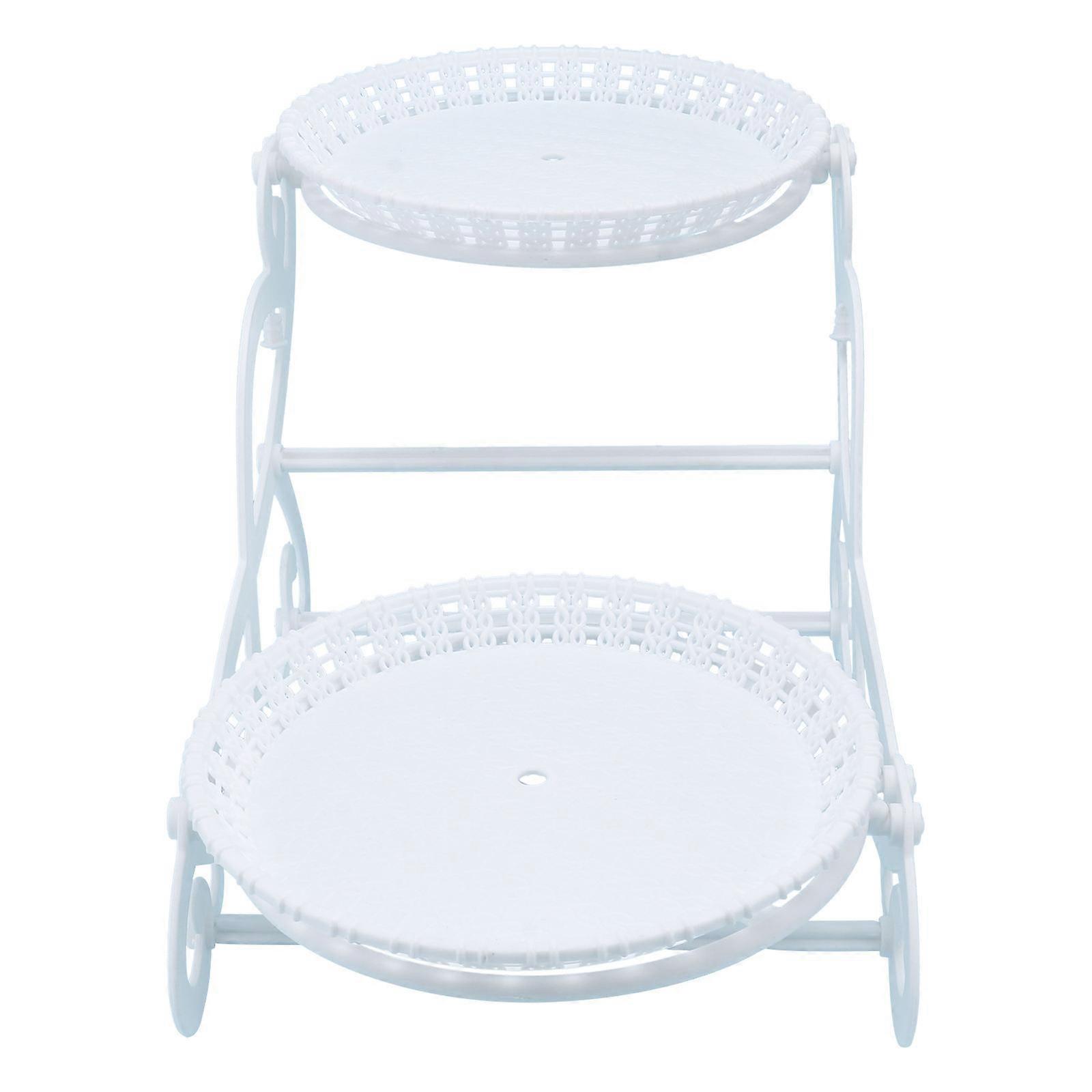 Sweet Dessert Table Bicycle Two-Layer Fruit Stand for Storage Use 1Pcs