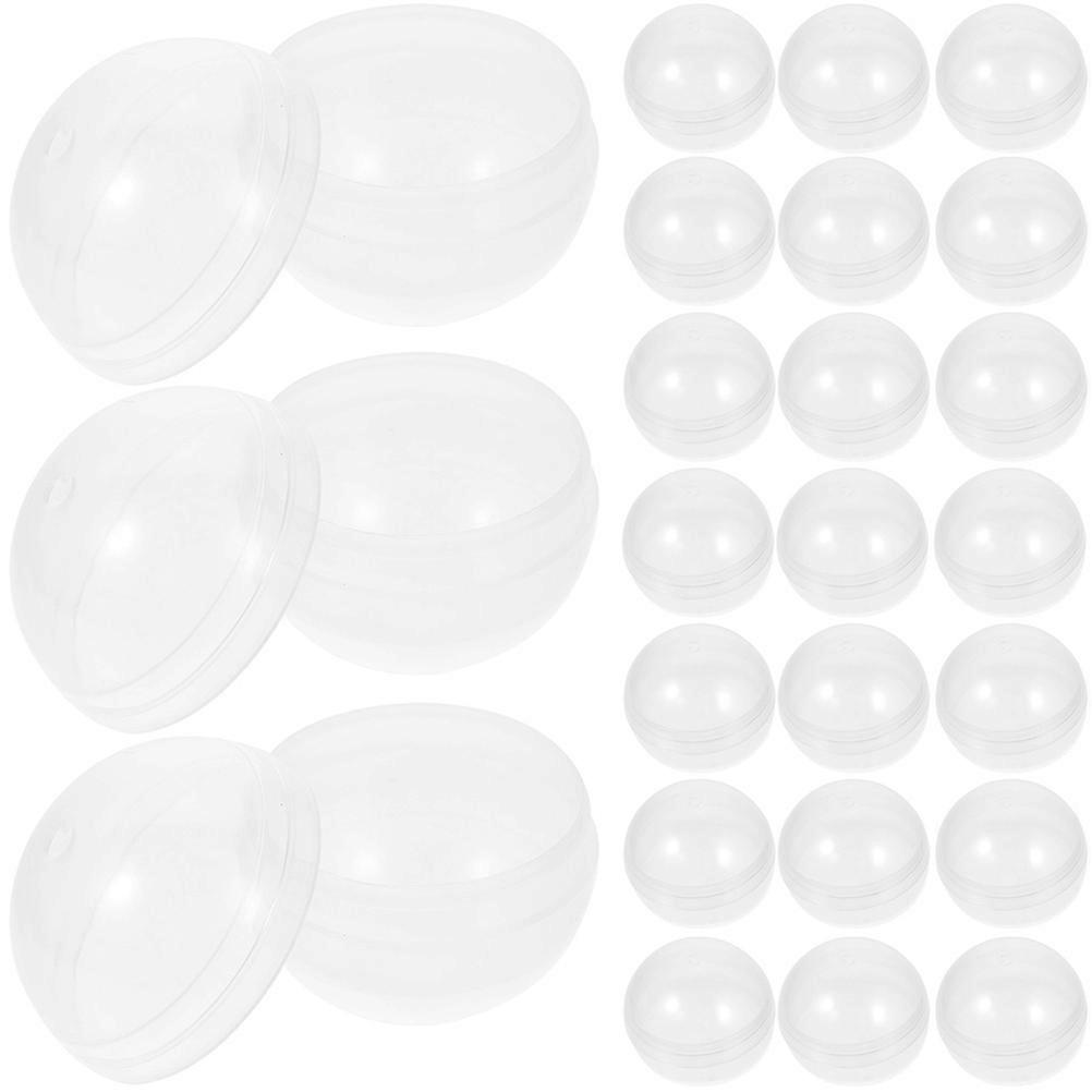 Vending Machine Empty Capsules Plastic Transparent Capsules for Storage 150Pcs