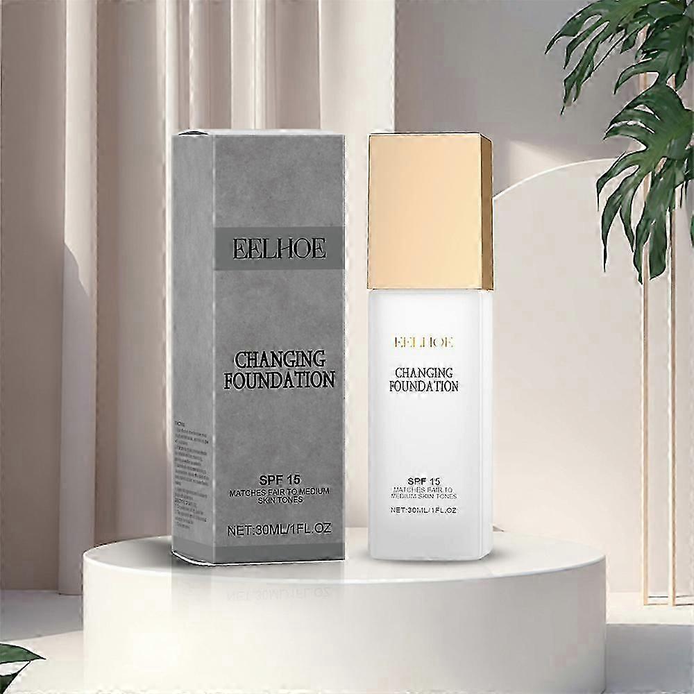 Changing Foundation Natürliche Farbwechsel-Foundation für Frauen, Hydrating Magic Skin Changing Foundation