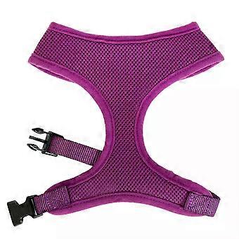 SOFT MESH PURPLE DOG AND PUPPY HARNESS - XS to XL