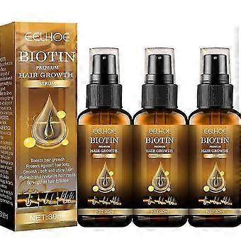 Spray per la crescita dei capelli 3x Olio di ricino Trattamento per la crescita dei capelli con olio essenziale Spray per la prevenzione della caduta dei capelli Ristrutturante per capelli S05