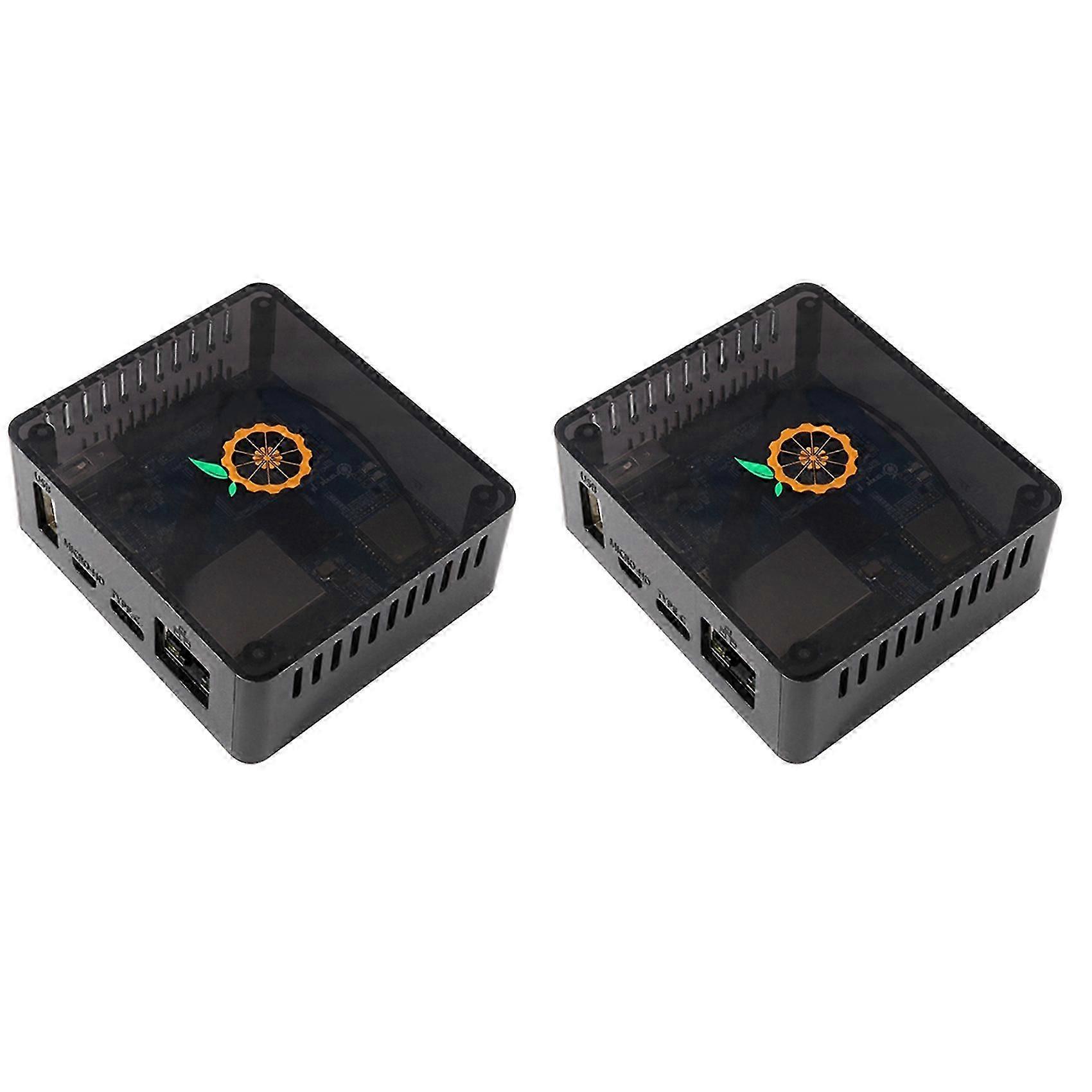 2X compatible Zero 2 ABS Black Case, Cannot Hold Expansion Board Together,Only the Development Board Can Be