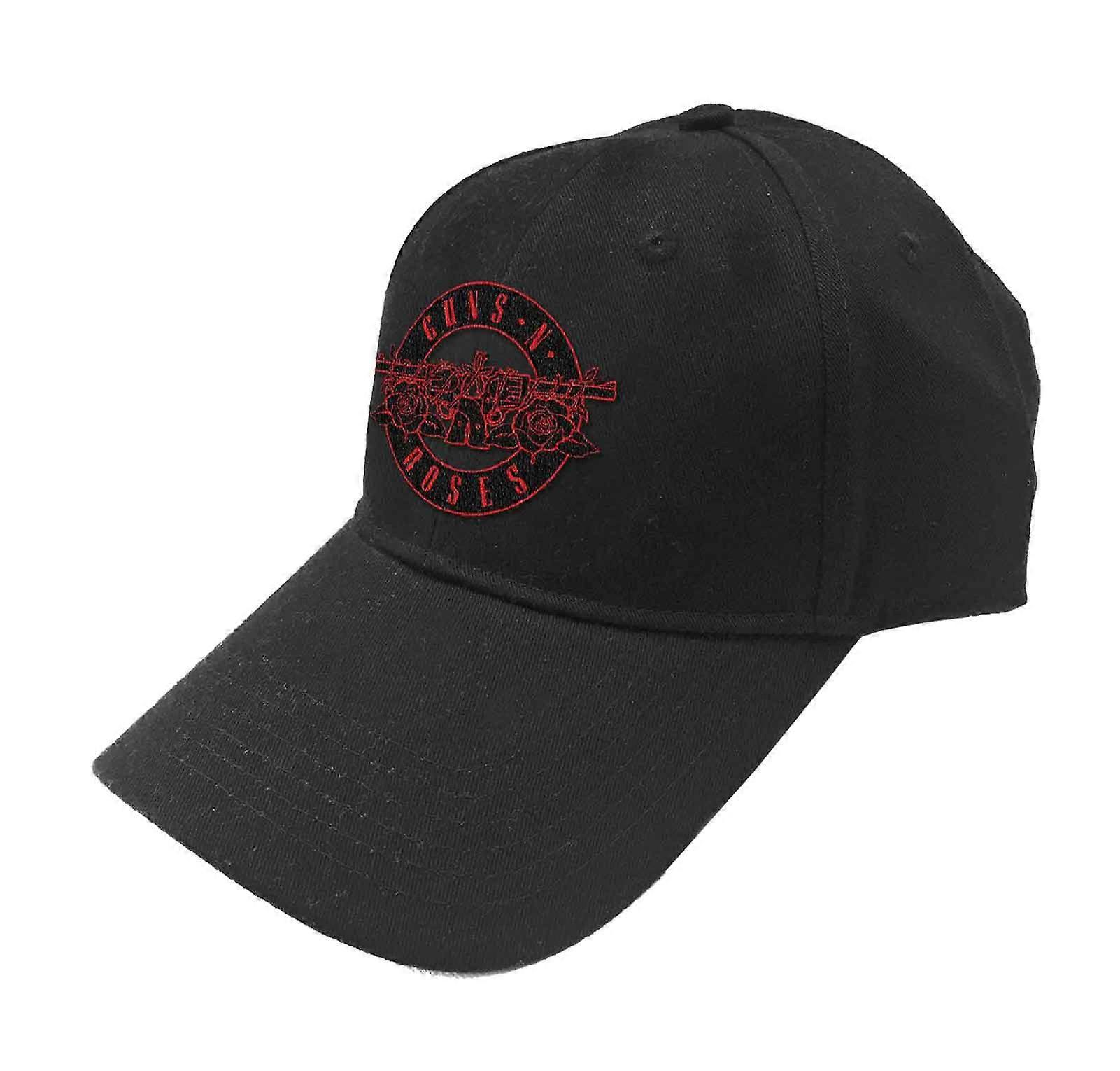 Guns N, Roses Red Circle Patch Strapback Baseball Cap