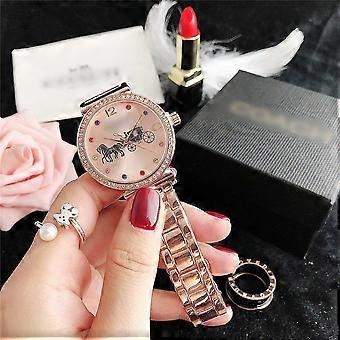 Personalized creative watchWomen's Couple's Watch with a Steel Strap, Creative Business Style