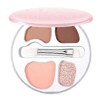 Four-Color Eyeshadow Palette with Fine Powder and Smooth Texture for Everyday and Party Eye Makeup