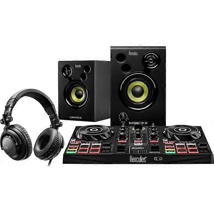 HERCULES DJLEARNING KIT MK2 - Kit DJ completo per imparare a mixare - Software e tutorial inclusi