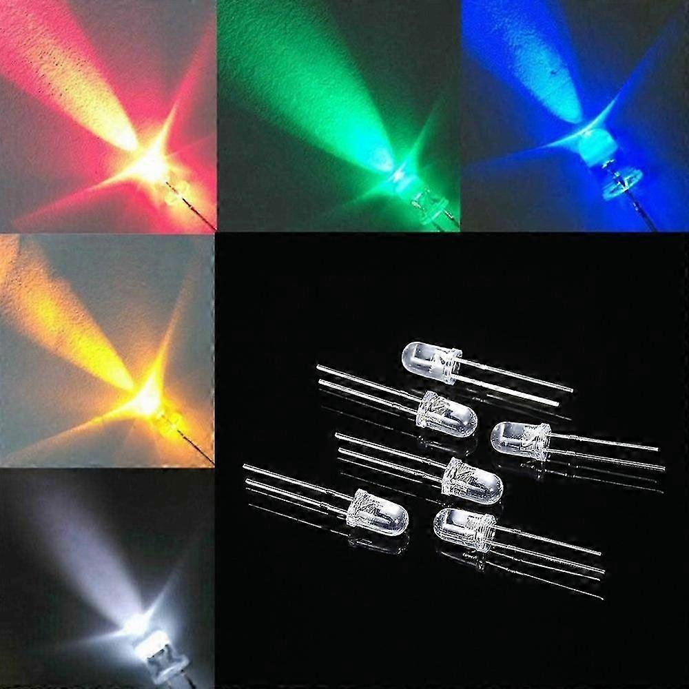 1000pcs LED Light Emitting Diode Kit Electronic Components