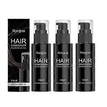 3X Hairfillup Haar-Concealer-Stift, Hair Fill Up Haar-Concealer für Männer, wasserfestes Haar-Nachfüllspray zur temporären Grauabdeckung, schweißfeste Ansatzabdeckung