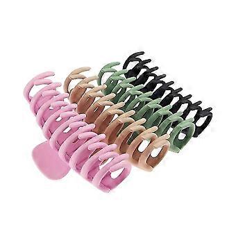 Hair clip - large black + green + pink + khaki - each 1PC [XR]