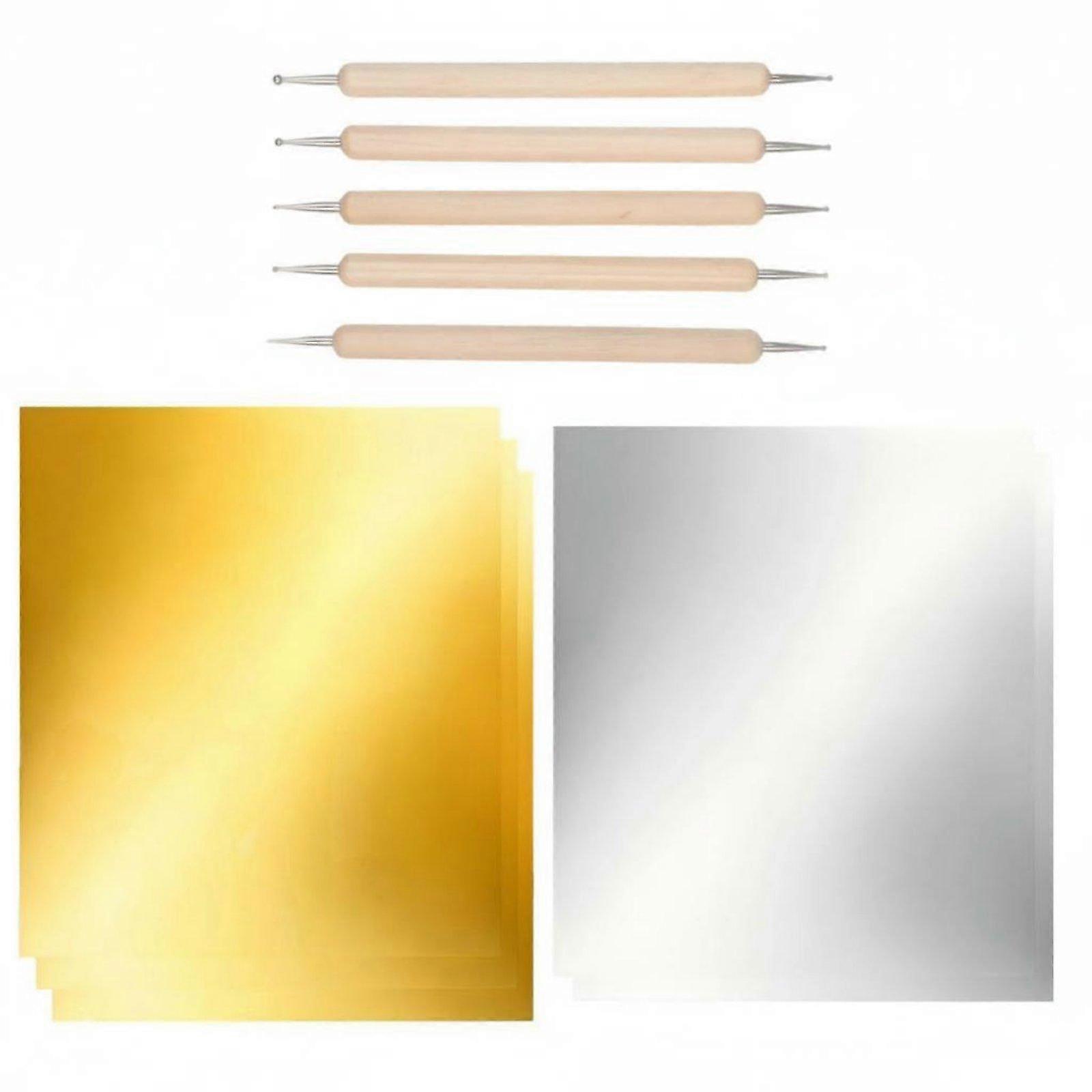 Embossing Foil Sheet Lightweight Double-Sided Foil Paper Resistant