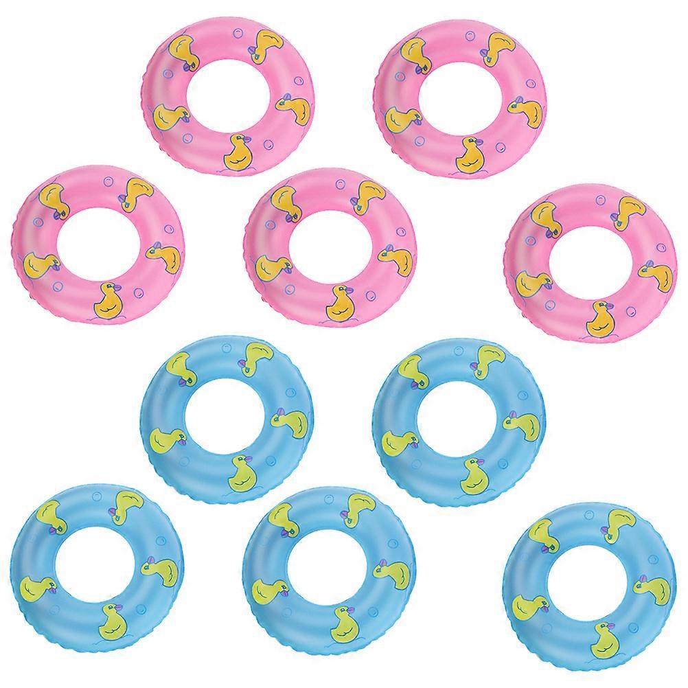Ensemble de 10 mini bouées gonflables pour la natation