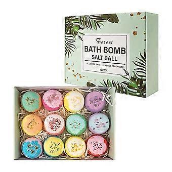 Coffret cadeau de 12 bombes de bain Forêt (60 g chacune)
