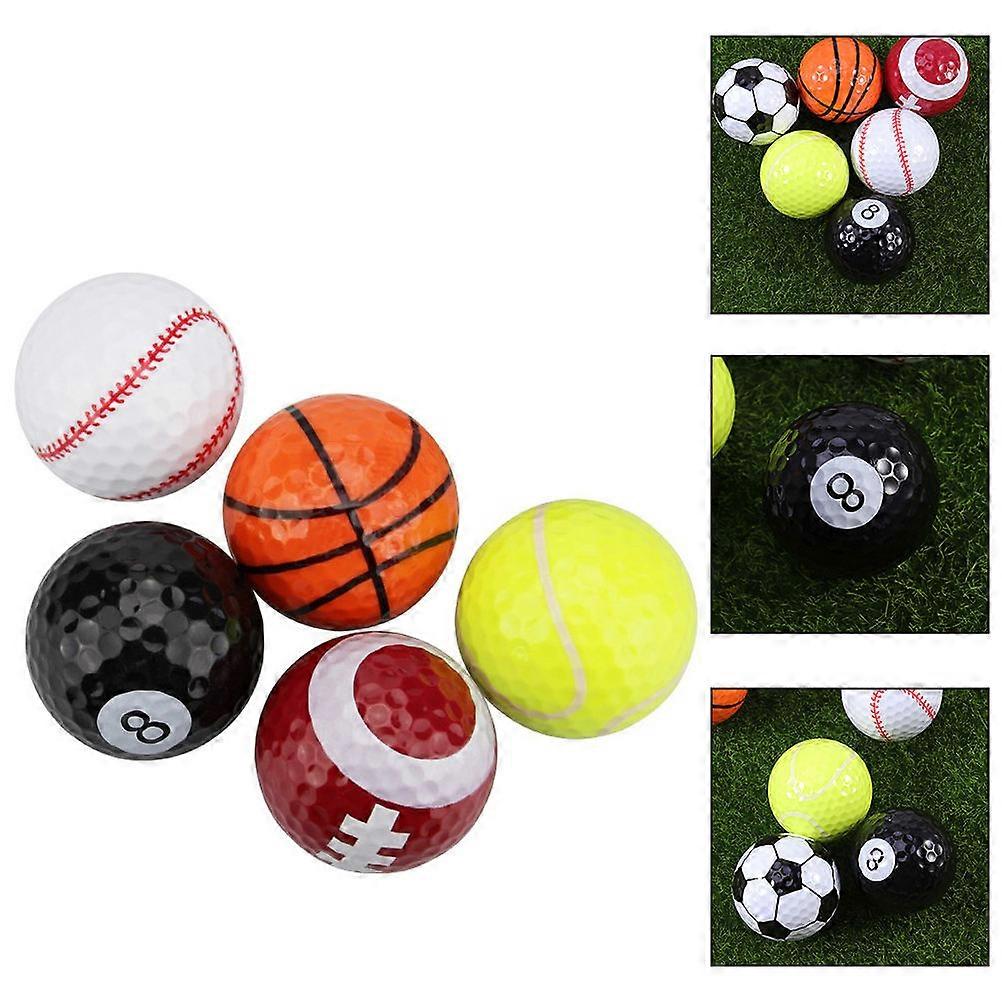 High Golf Practice Balls for Outdoor 5Pcs Set