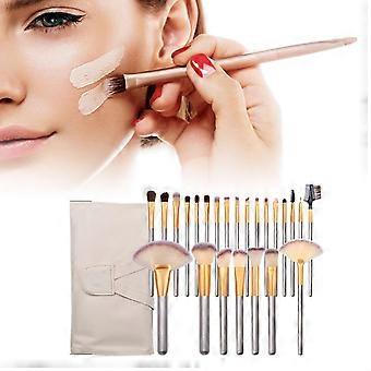 Set di pennelli per il trucco da 24 pezzi Super Morbido Naturale 3D Strumento Pennello Cosmetico Professionale con Custodia per la Casa