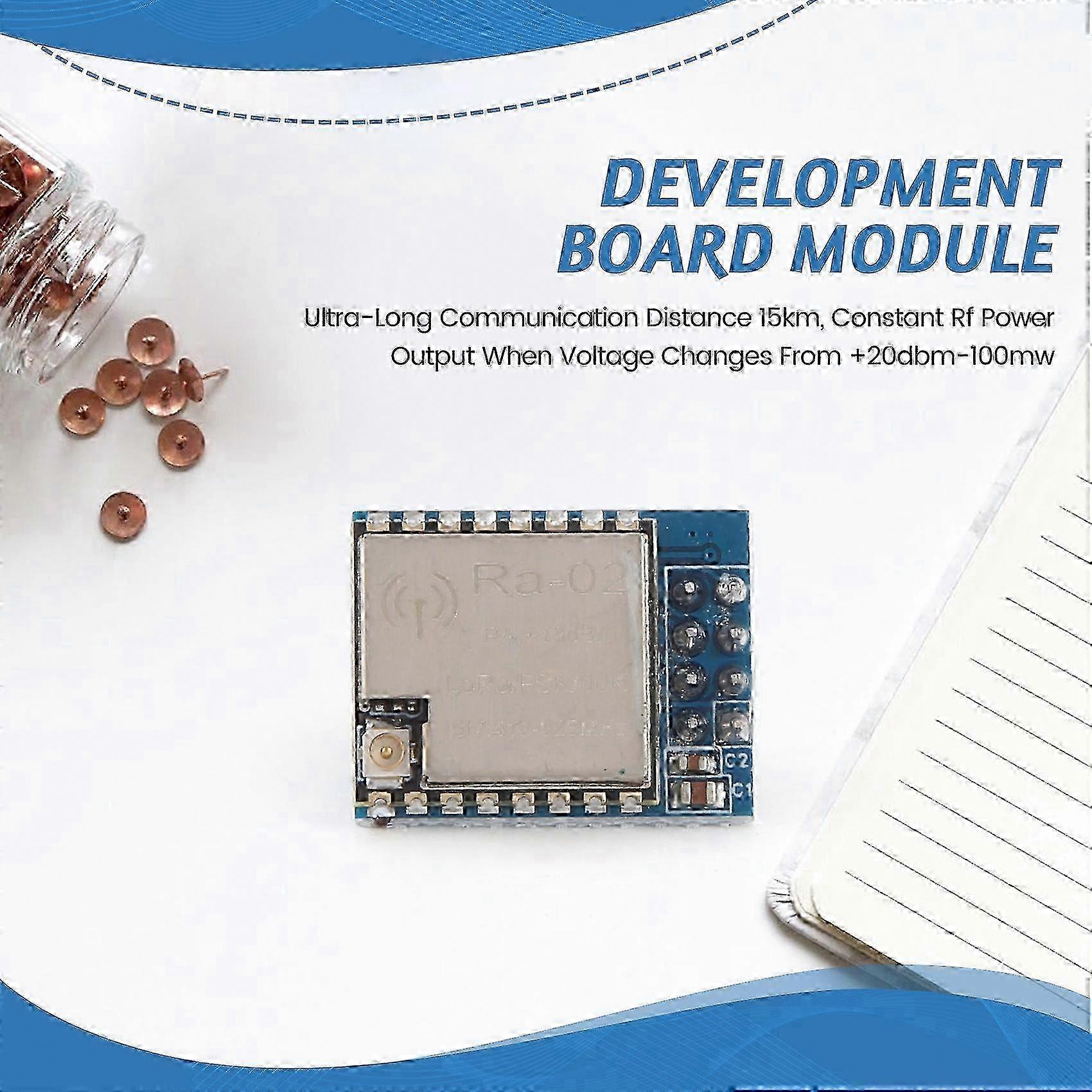 433MHz LoRa Wireless Module with UART Interface and Spread Spectrum Technology compatible with Development Boards