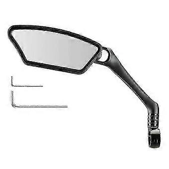 ROCKBROS 1Pc Bicycle Mirror Handlebar Rear View Stainless Steel Reflector 360 Degree Rotation Mirror
