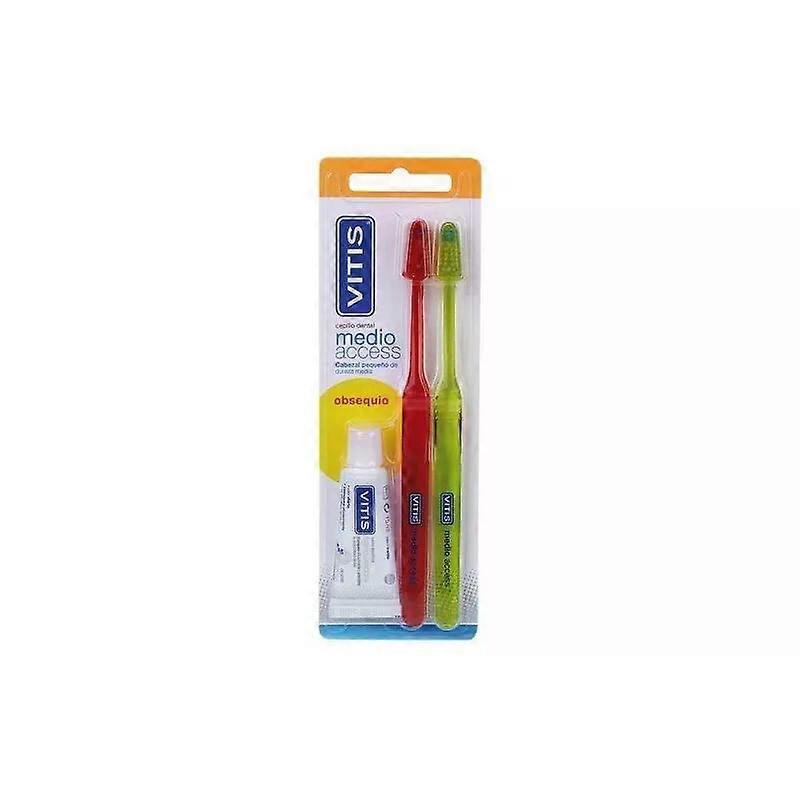 Cepillo Dental Vitis Access Medio 2 Uds