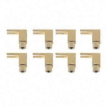Câblage audio sécurisé, adaptateur banane vers fourche 8 pièces/connecteurs de câble haut-parleur [Wy-yp01-8/Spade De L/8]