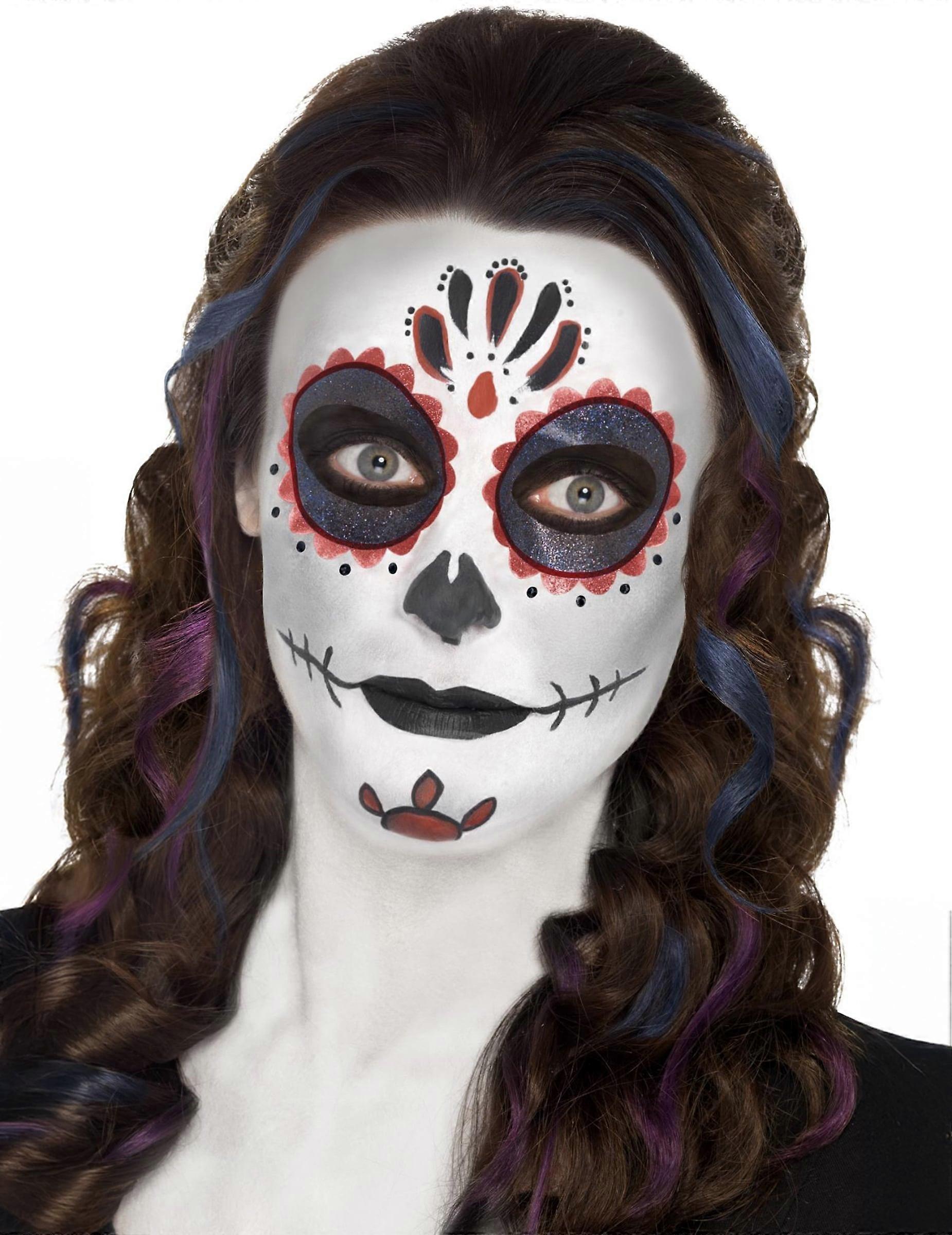 Adult colorful skeleton makeup kit