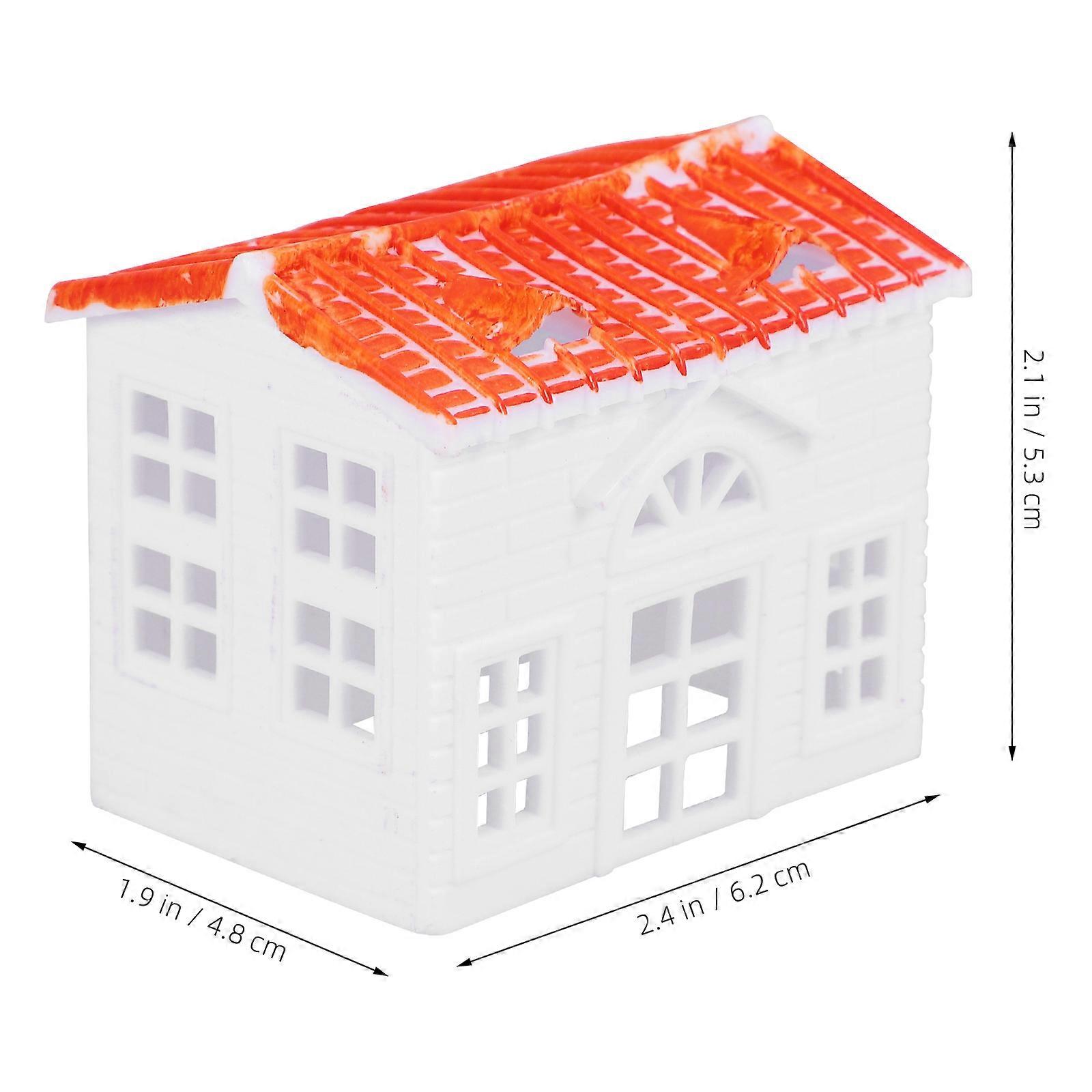 3D Small Villa Model for Decoration 10Pcs Simulation Building Ornaments