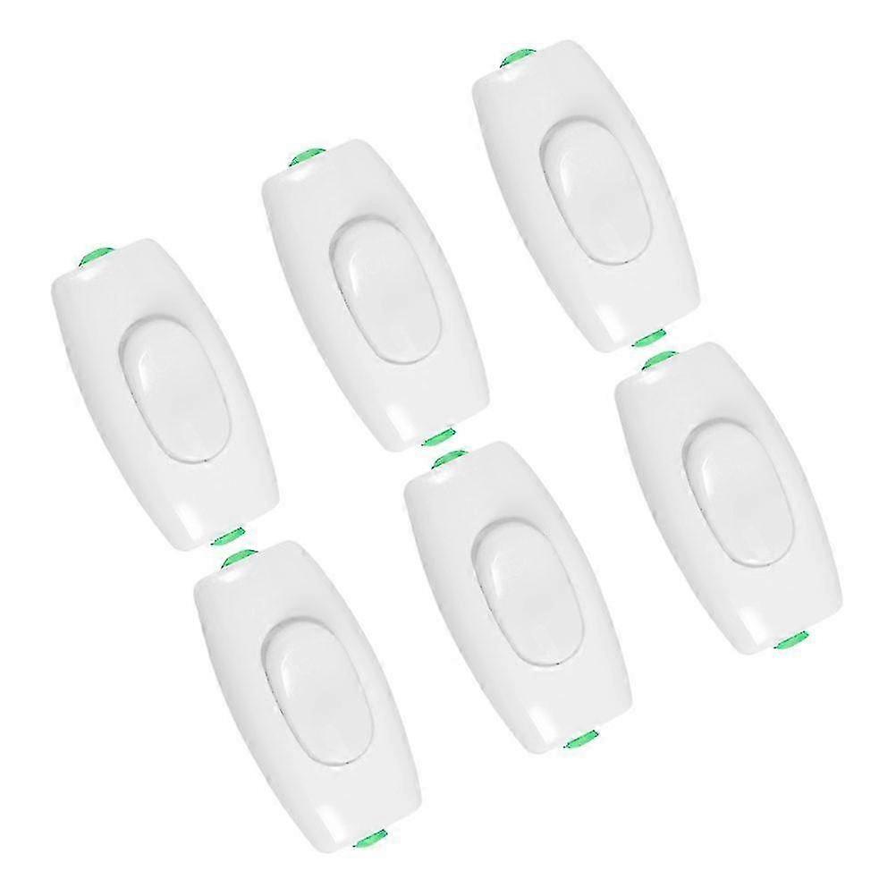 Push Button Switch Rocker on Off 6Pcs compatible withBedside Lamp Operation