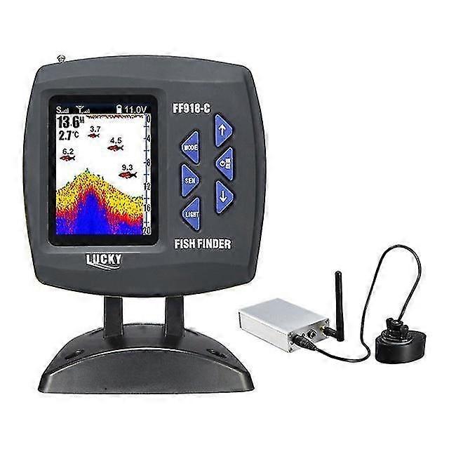 Ff918cwls Wireless Operation Echo Detecting Fish Finder 980-feet Operating Range 45 Degrees Detecting Camera Detector