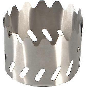 2-in-1 Windshield Stove Holder - Portable - Stainless Steel - For Hiking, Backpacking, Windshield