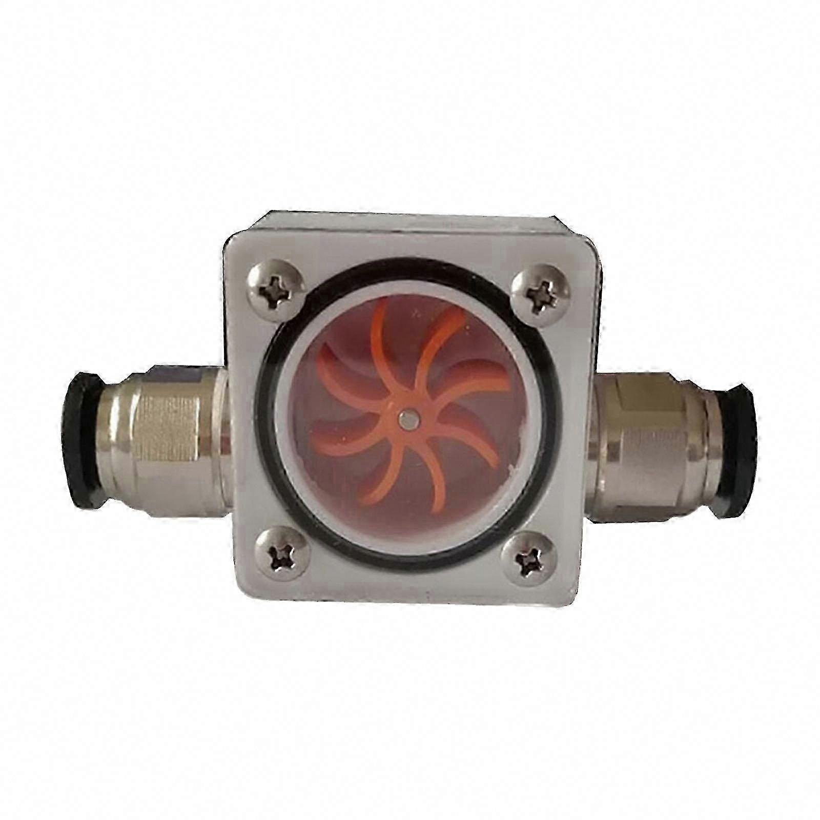 Water Flow Indicator Measuring Tool with 8-Blade Impeller for Practical Connection