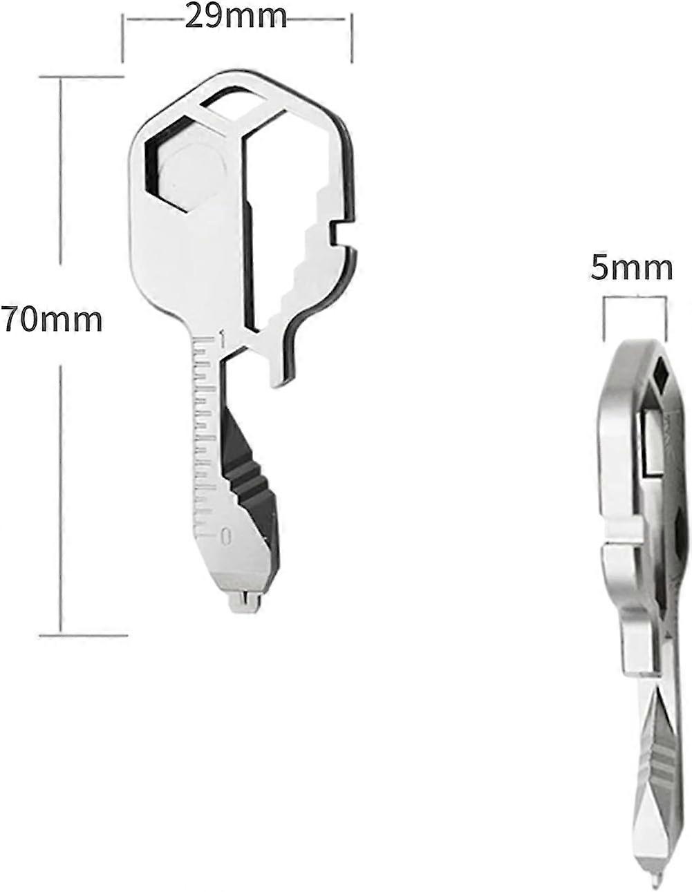 24 in 1 Multifunction Tool Key Tool (2pcs, silver)