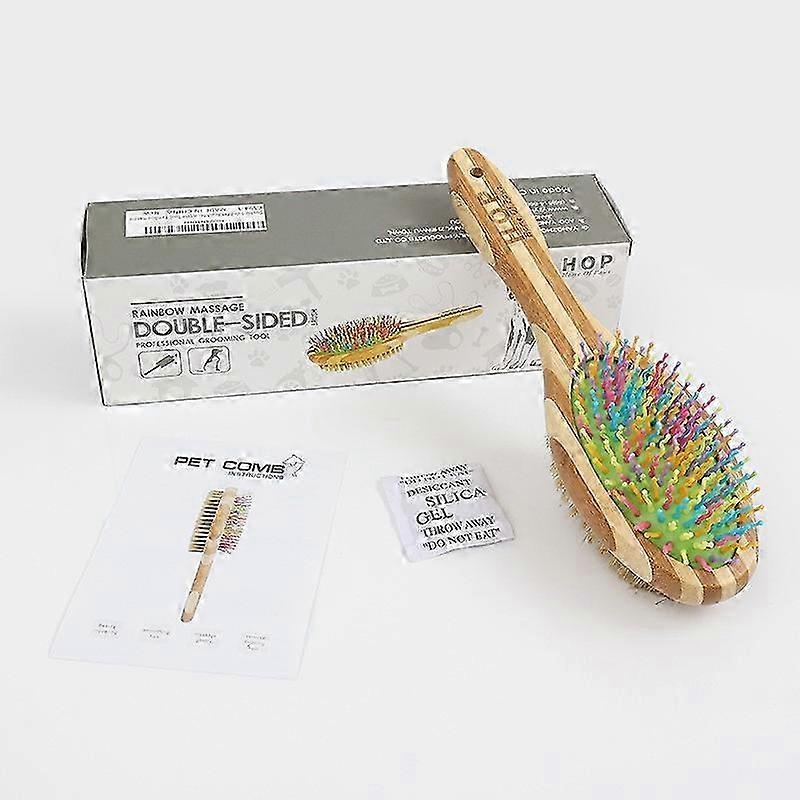 Bamboo Style Double Sided Pet Comb