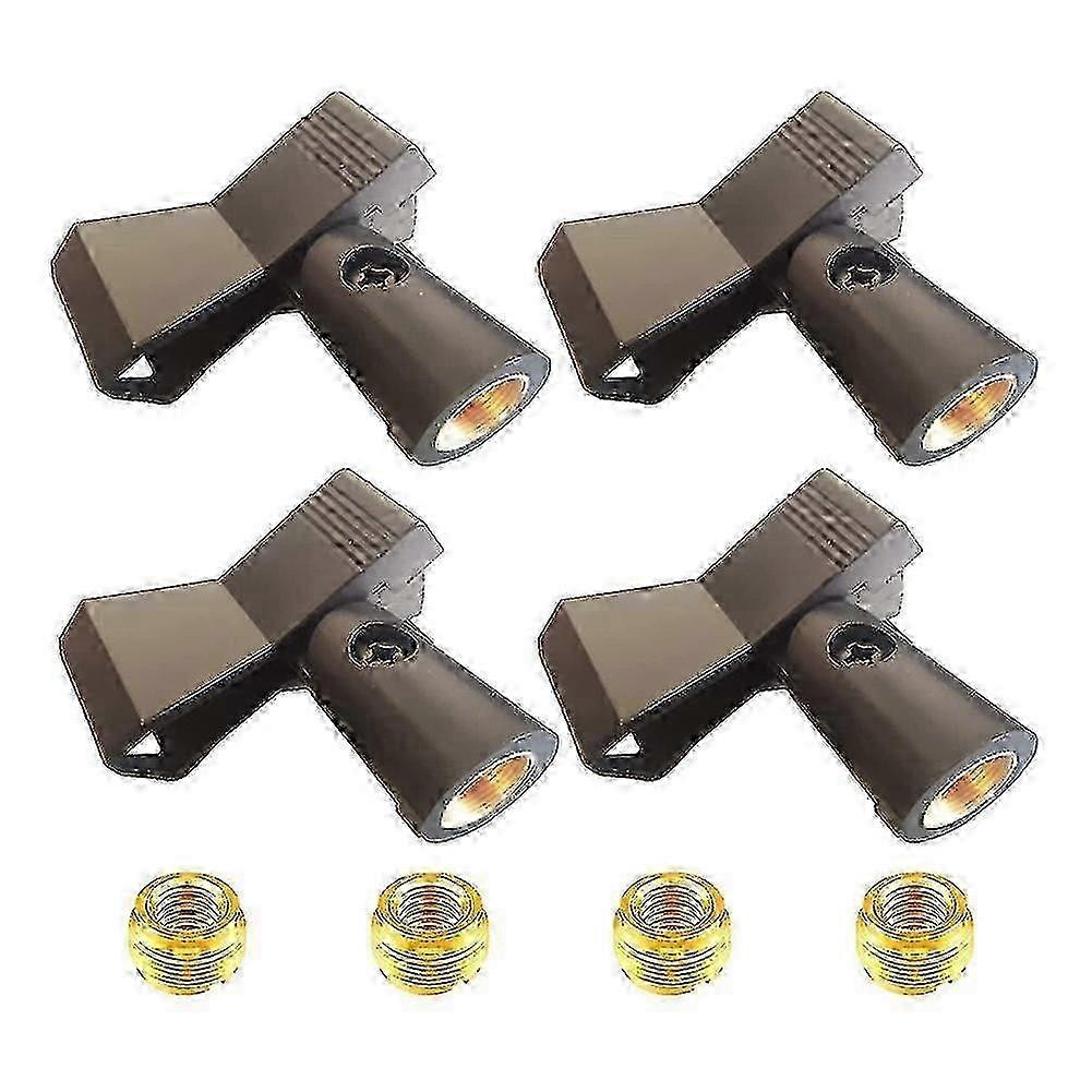 Spring-Loaded Mic Clip with Dual Thread Adapter